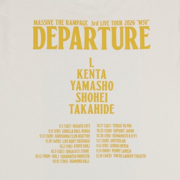 "M5V" ～DEPARTURE～ フォトTシャツ/IVORY 詳細画像