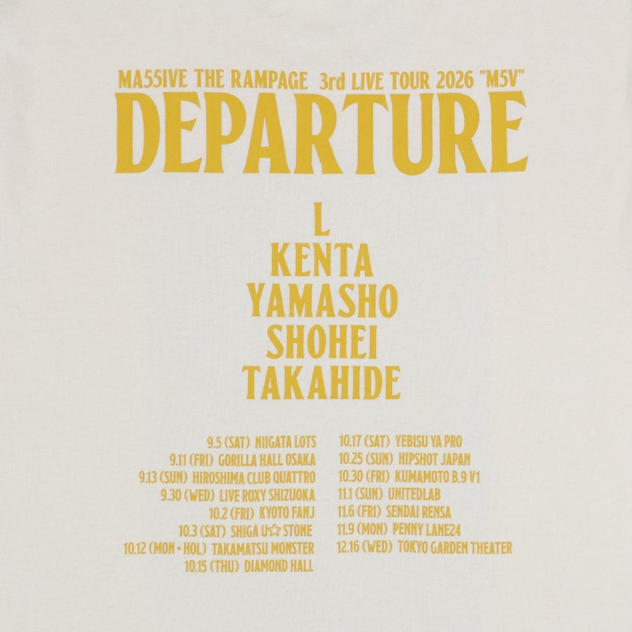 "M5V" ～DEPARTURE～ フォトTシャツ/IVORY 詳細画像 カラー共通 3