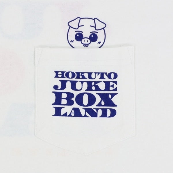 HOKUTO JUKE BOX LAND ツアーTシャツ/WHITE 詳細画像