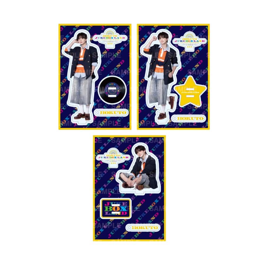 HOKUTO JUKE BOX LAND アクリルスタンド/全3種 詳細画像 カラー共通 1