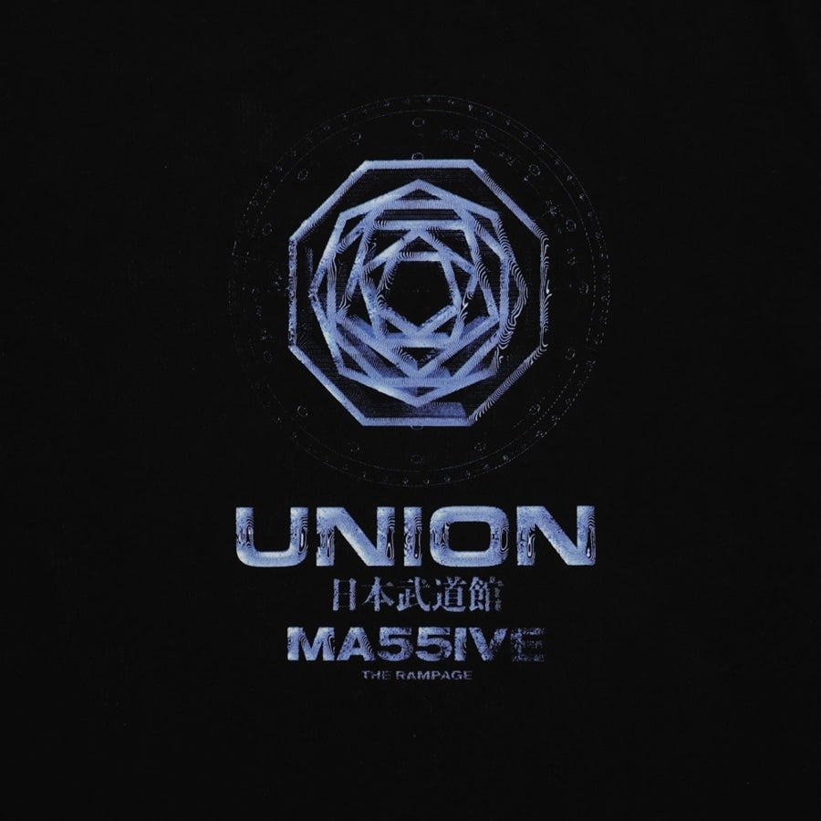 MA55IVE UNION ロゴTシャツ/BLACK 詳細画像 カラー共通 2