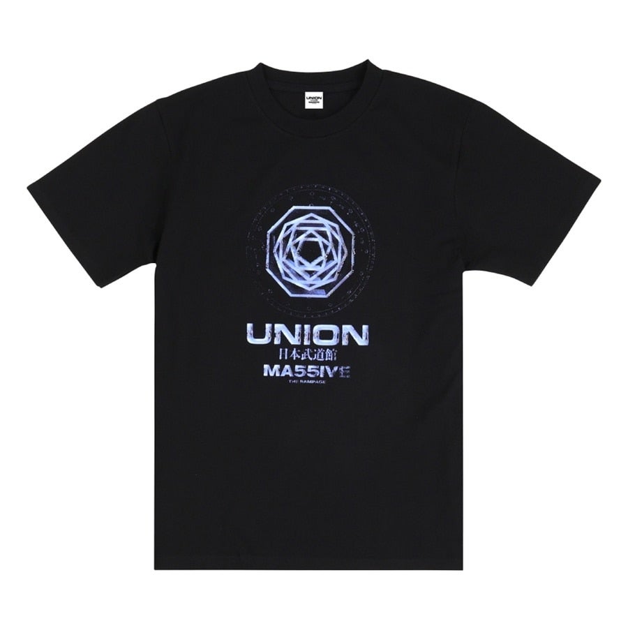 MA55IVE UNION ロゴTシャツ/BLACK 詳細画像 BLACK 1