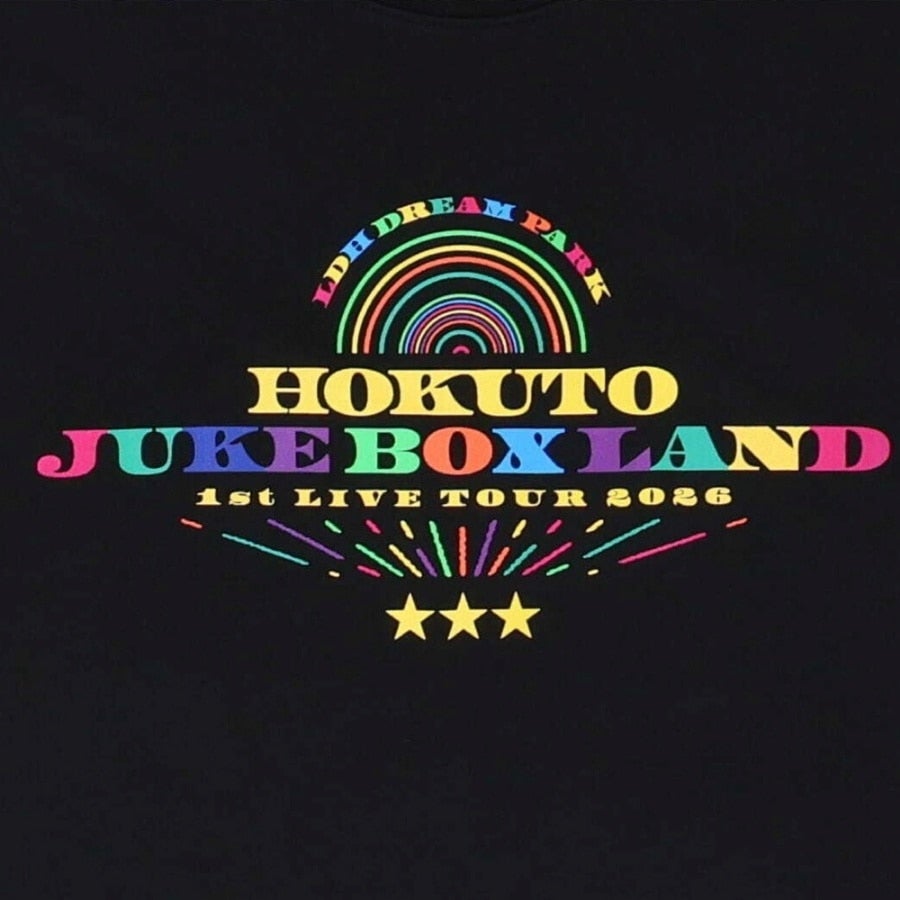 HOKUTO JUKE BOX LAND ～LDH DREAM PARK～ Tシャツ/BLACK 詳細画像 カラー共通 2