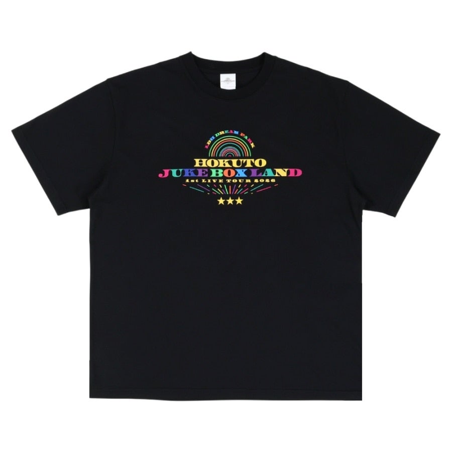HOKUTO JUKE BOX LAND ～LDH DREAM PARK～ Tシャツ/BLACK 詳細画像 BLACK 1