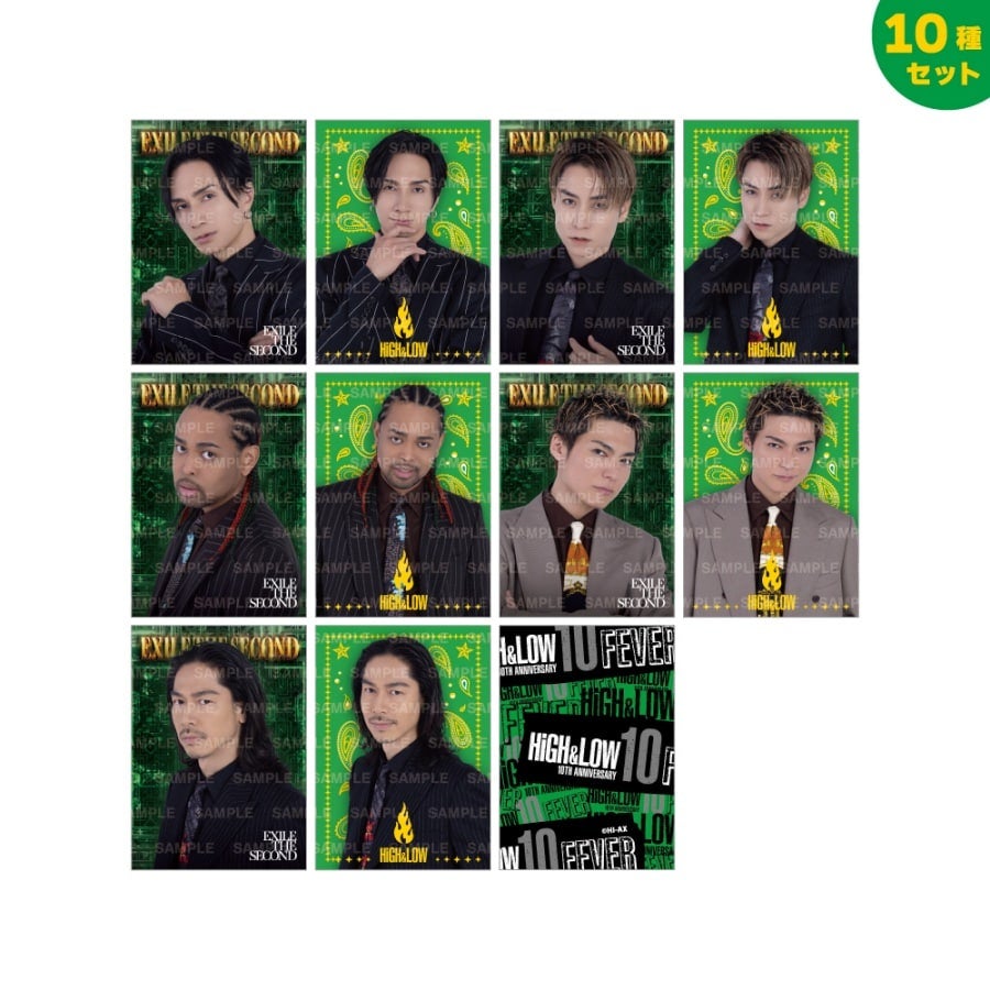 FEVER フォトカード 10種セット/EXILE THE SECOND 詳細画像 EXILE THE SECOND 1
