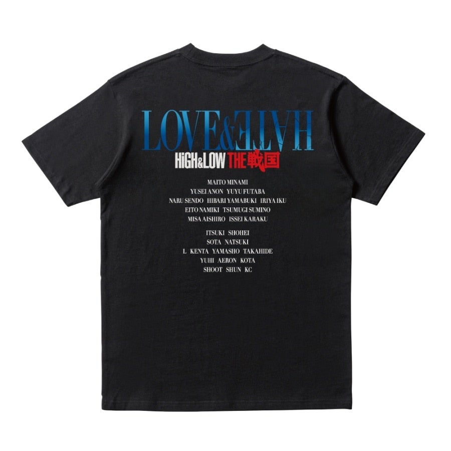 LOVE&HATE Tシャツ/BLACK 詳細画像 カラー共通 1