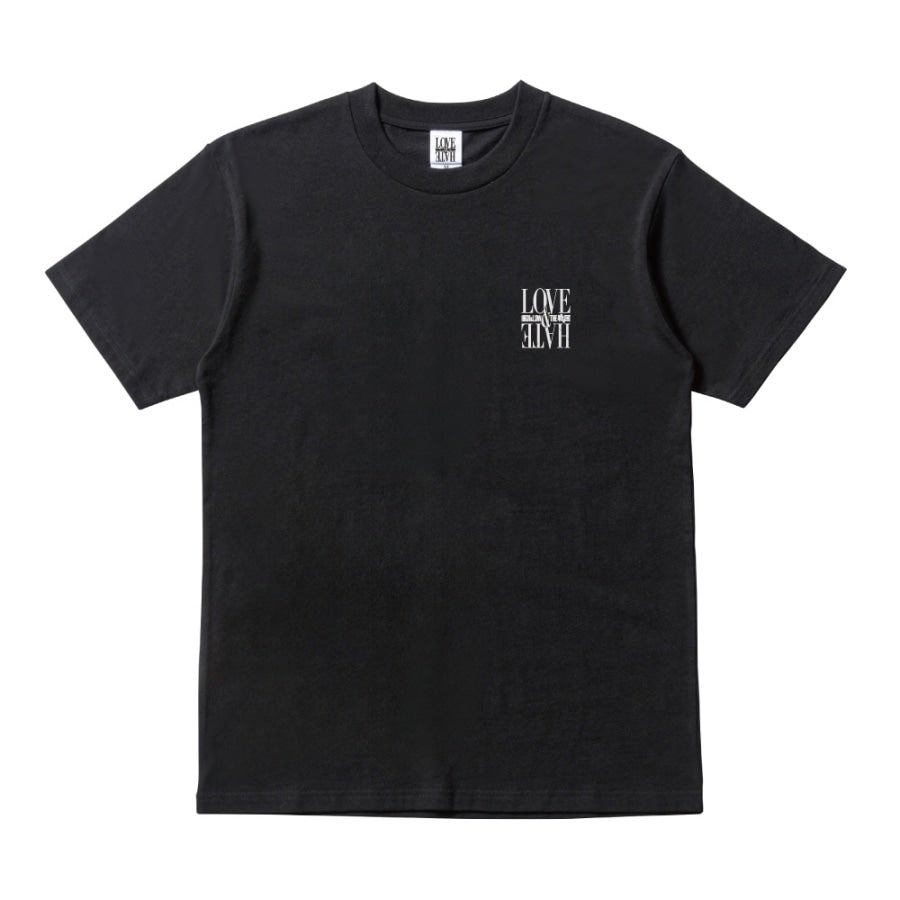LOVE&HATE Tシャツ/BLACK 詳細画像 BLACK 1