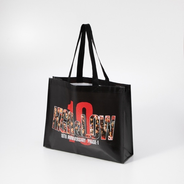 HiGH&LOW 10th ANNIVERSARY 不織布トートバッグ 詳細画像