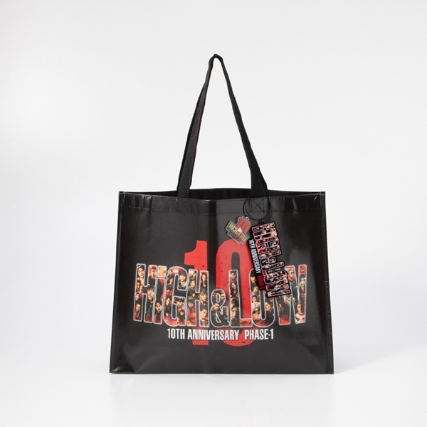 HiGH&LOW 10th ANNIVERSARY 不織布トートバッグ 詳細画像