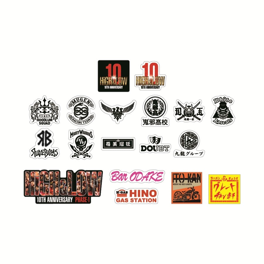 HiGH&LOW 10th ANNIVERSARY フレークシール 詳細画像 OTHER 1
