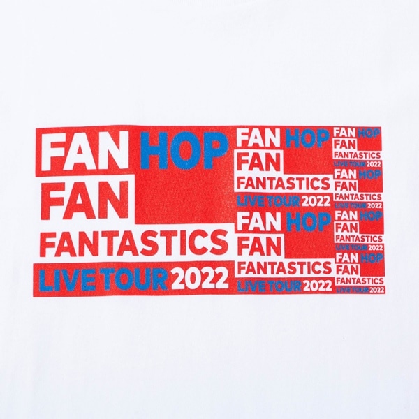 FAN FAN HOP ツアーTシャツ/WHITE 詳細画像