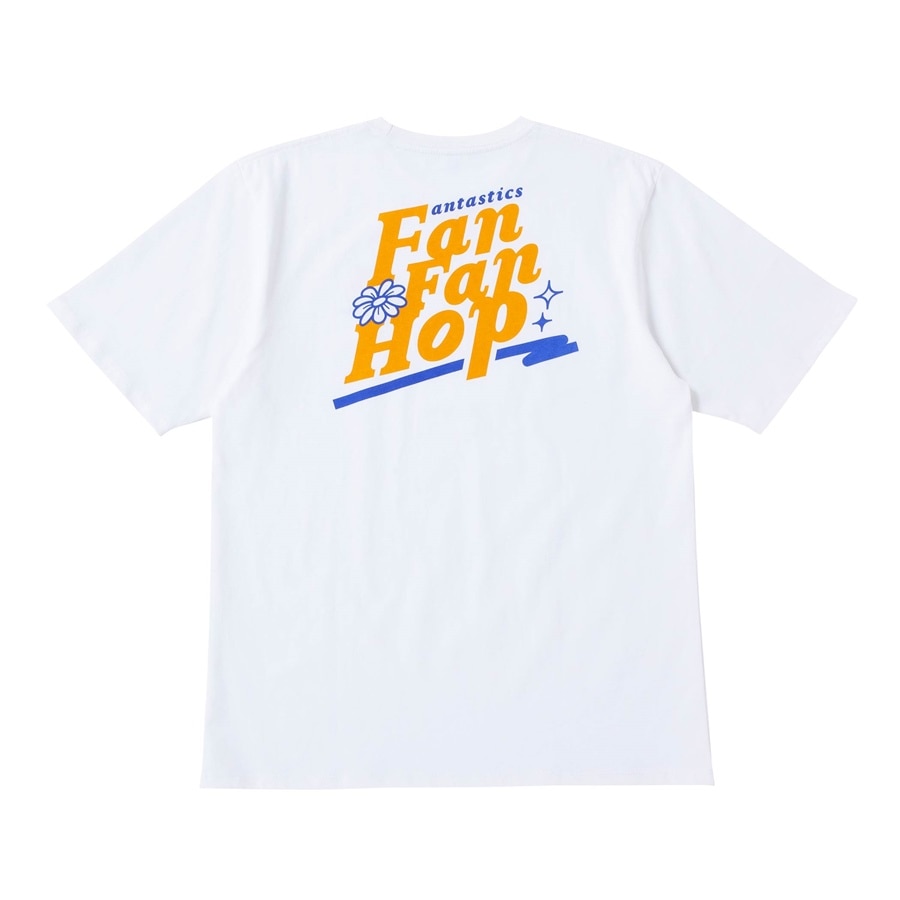 FAN FAN HOP ロゴTシャツ/WHITE 詳細画像 WHITE 1