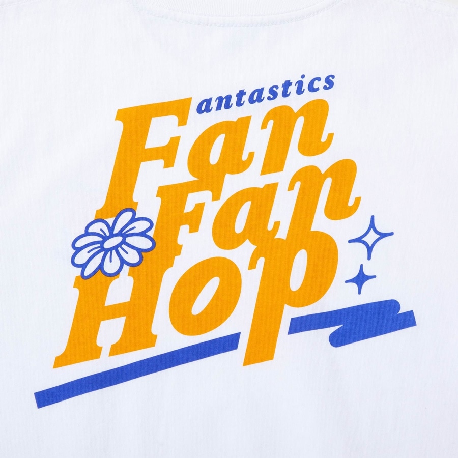 FAN FAN HOP ロゴTシャツ/WHITE 詳細画像 WHITE 3
