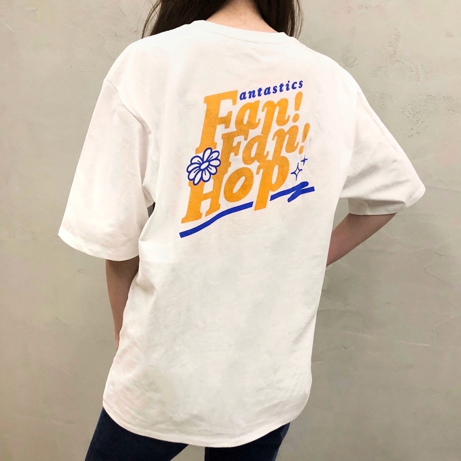 FAN FAN HOP ロゴTシャツ/WHITE 詳細画像 WHITE 7