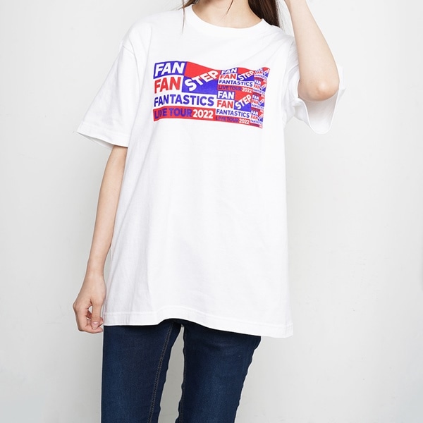 FAN FAN STEP ツアーTシャツ/WHITE 詳細画像