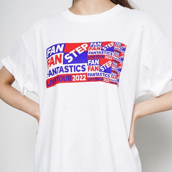 FAN FAN STEP ツアーTシャツ/WHITE 詳細画像