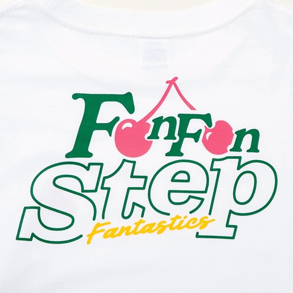 FAN FAN STEP ロングスリーブTシャツ/WHITE 詳細画像