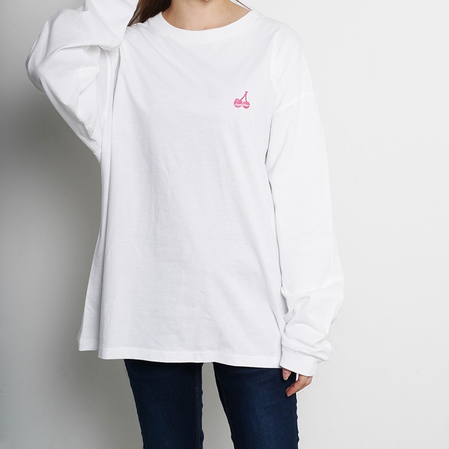 FAN FAN STEP ロングスリーブTシャツ/WHITE 詳細画像 WHITE 4