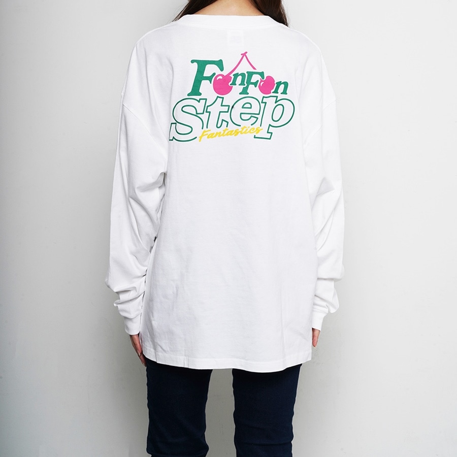 FAN FAN STEP ロングスリーブTシャツ/WHITE 詳細画像 WHITE 5
