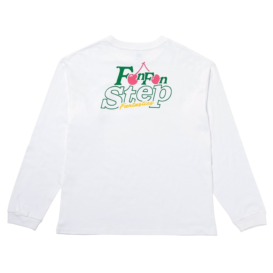FAN FAN STEP ロングスリーブTシャツ/WHITE 詳細画像 WHITE 1