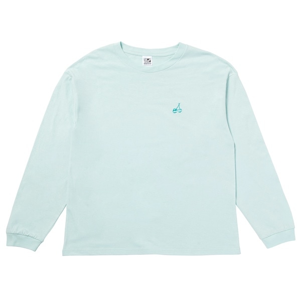 FAN FAN STEP ロングスリーブTシャツ/MINT BLUE 詳細画像