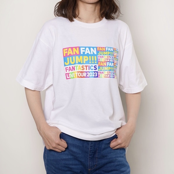 FAN FAN JUMP ツアーＴシャツ/WHITE 詳細画像