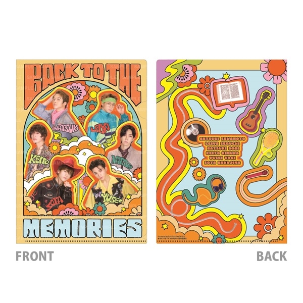 BACK TO THE MEMORIES PART3 クリアファイル2枚セット 詳細画像