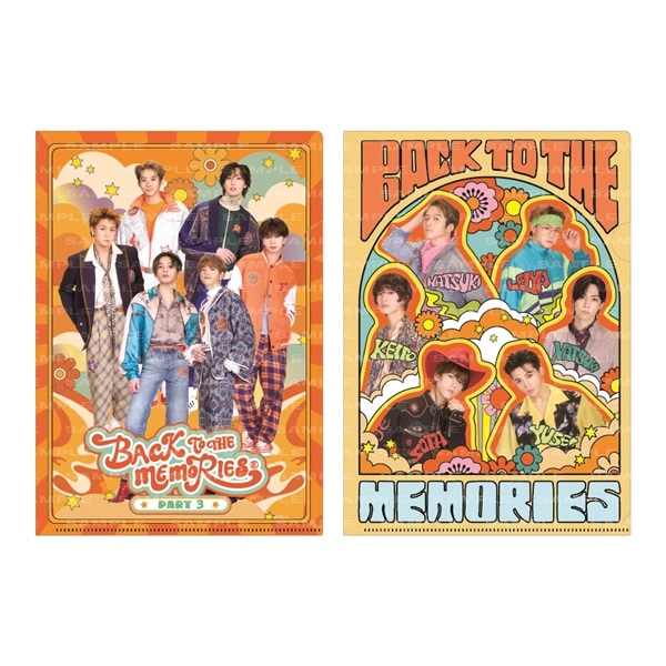 BACK TO THE MEMORIES PART3 クリアファイル2枚セット