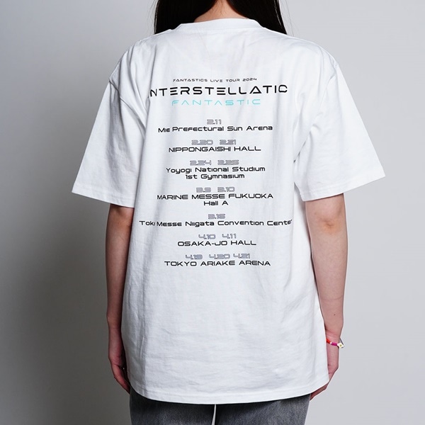 INTERSTELLATIC FANTASTIC ツアーTシャツ/WHITE 詳細画像