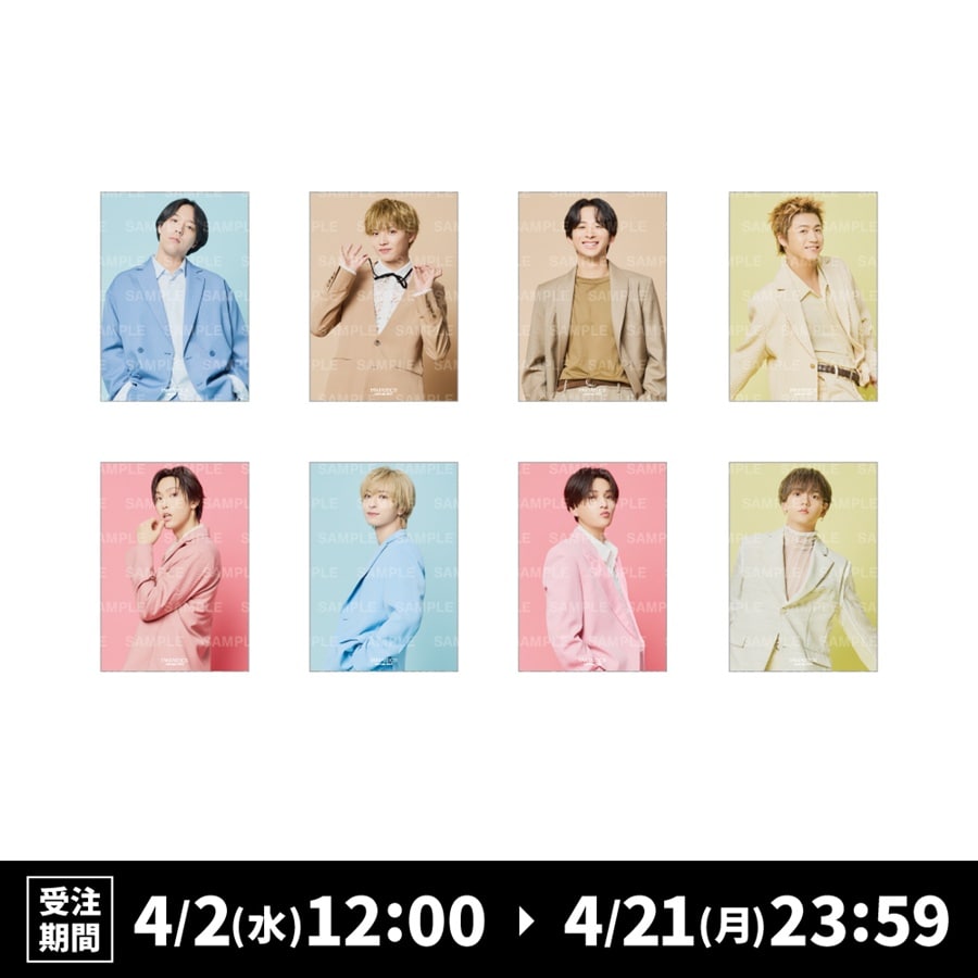 FANTASTICS 2025 カレンダー ファブリックポスター 詳細画像 カラー共通 1