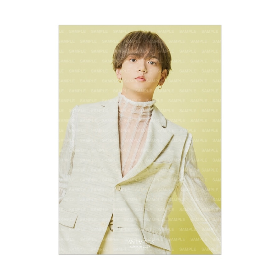 FANTASTICS 2025 カレンダー ファブリックポスター 詳細画像 中島颯太 1