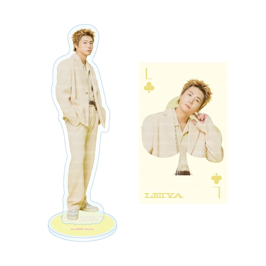 FANTASTICS 2025 カレンダー BIGアクリルスタンド&ステッカーセット 詳細画像 瀬口黎弥 1