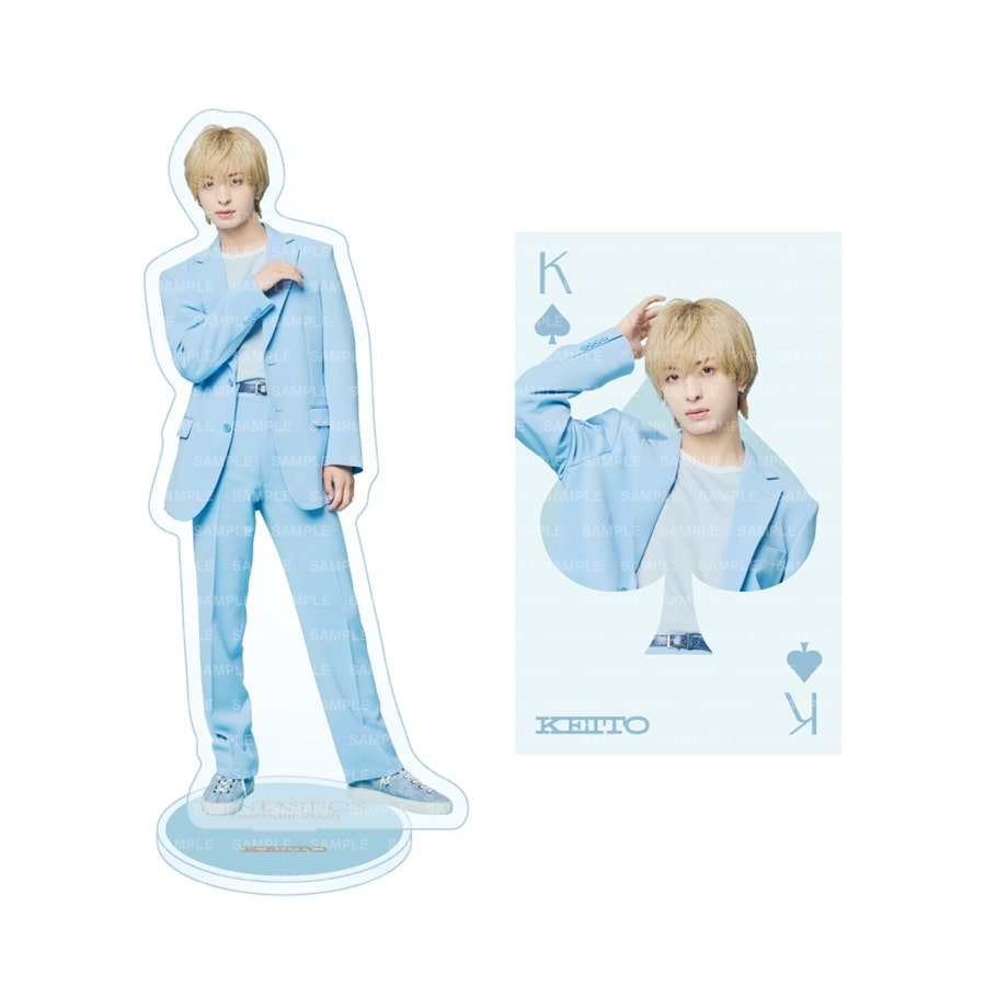 FANTASTICS 2025 カレンダー BIGアクリルスタンド&ステッカーセット 詳細画像 木村慧人 1
