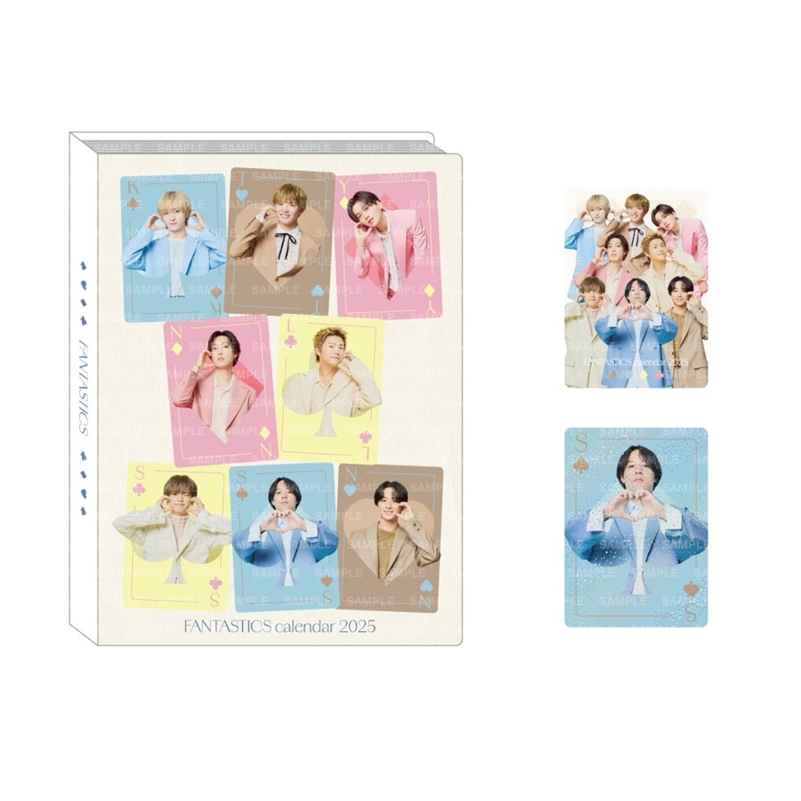 FANTASTICS 2025 カレンダー フォトカードホルダー&フォトカード2枚セット 詳細画像 世界 1
