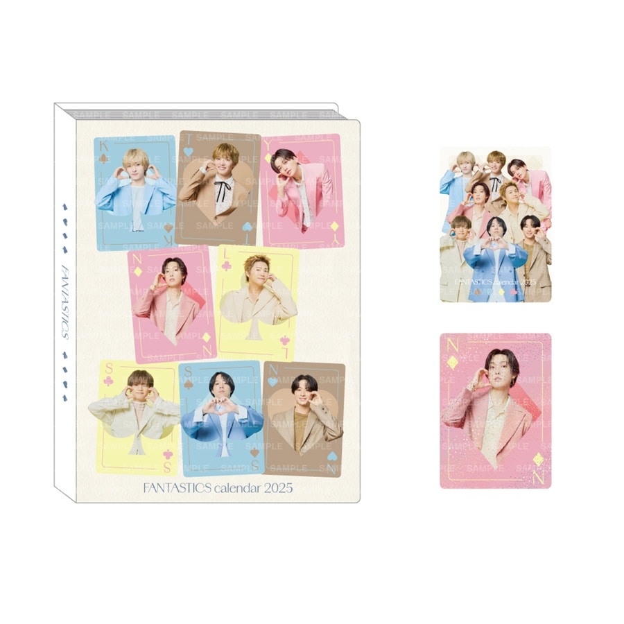 FANTASTICS 2025 カレンダー フォトカードホルダー&フォトカード2枚セット 詳細画像 堀夏喜 1