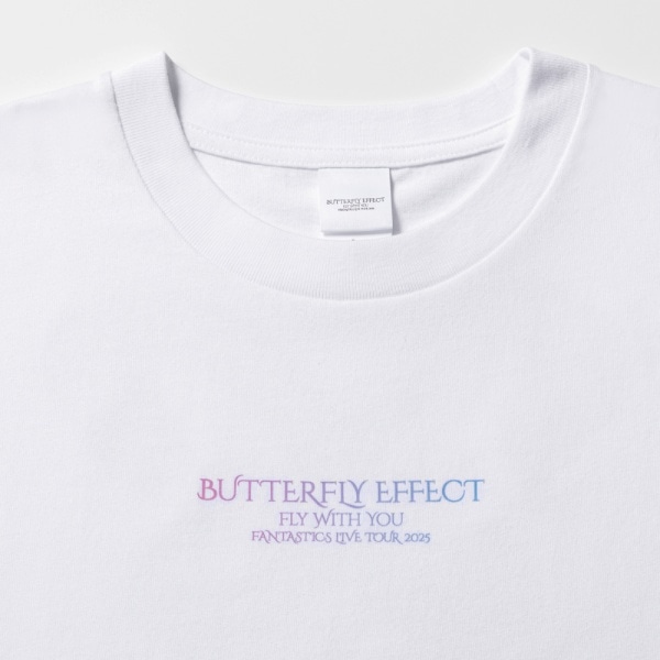 BUTTERFLY EFFECT -FLY WITH YOU- ツアーTシャツ/WHITE 詳細画像
