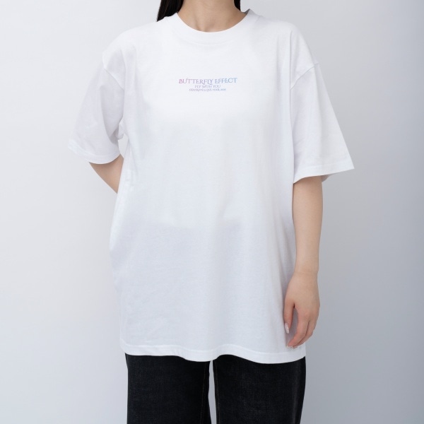BUTTERFLY EFFECT -FLY WITH YOU- ツアーTシャツ/WHITE 詳細画像