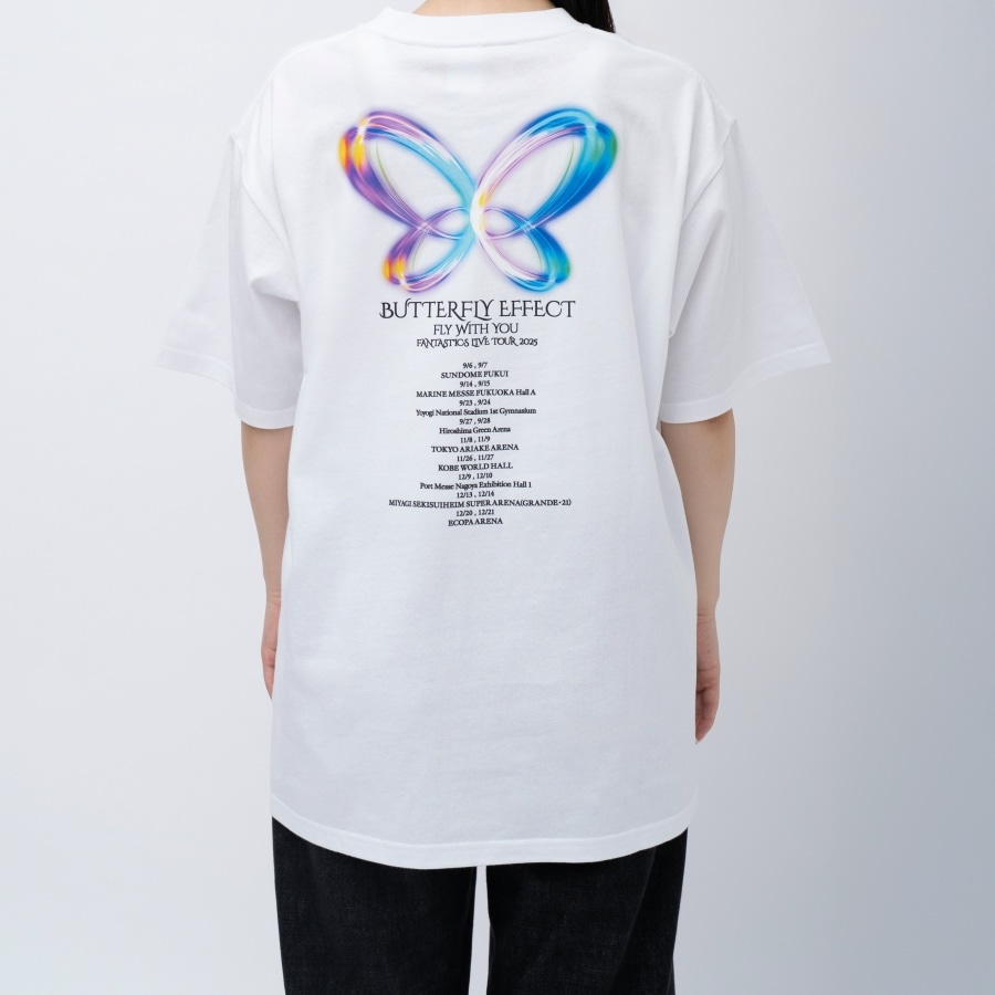 BUTTERFLY EFFECT -FLY WITH YOU- ツアーTシャツ/WHITE 詳細画像 カラー共通 5