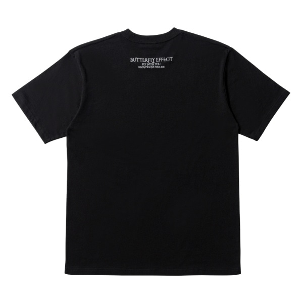 BUTTERFLY EFFECT -FLY WITH YOU- グラフィックTシャツ/BLACK 詳細画像