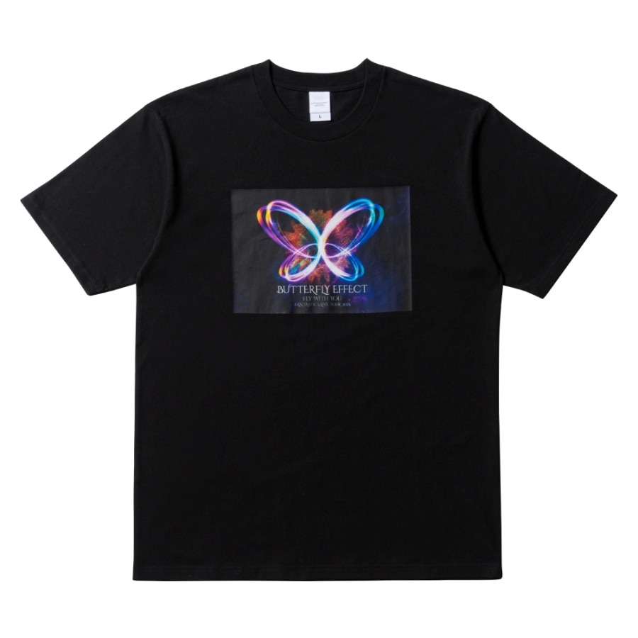 BUTTERFLY EFFECT -FLY WITH YOU- グラフィックTシャツ/BLACK 詳細画像 BLACK 1
