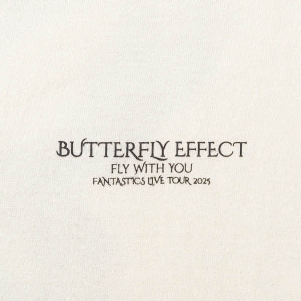 BUTTERFLY EFFECT -FLY WITH YOU- ロングスリーブTシャツ/IVORY 詳細画像