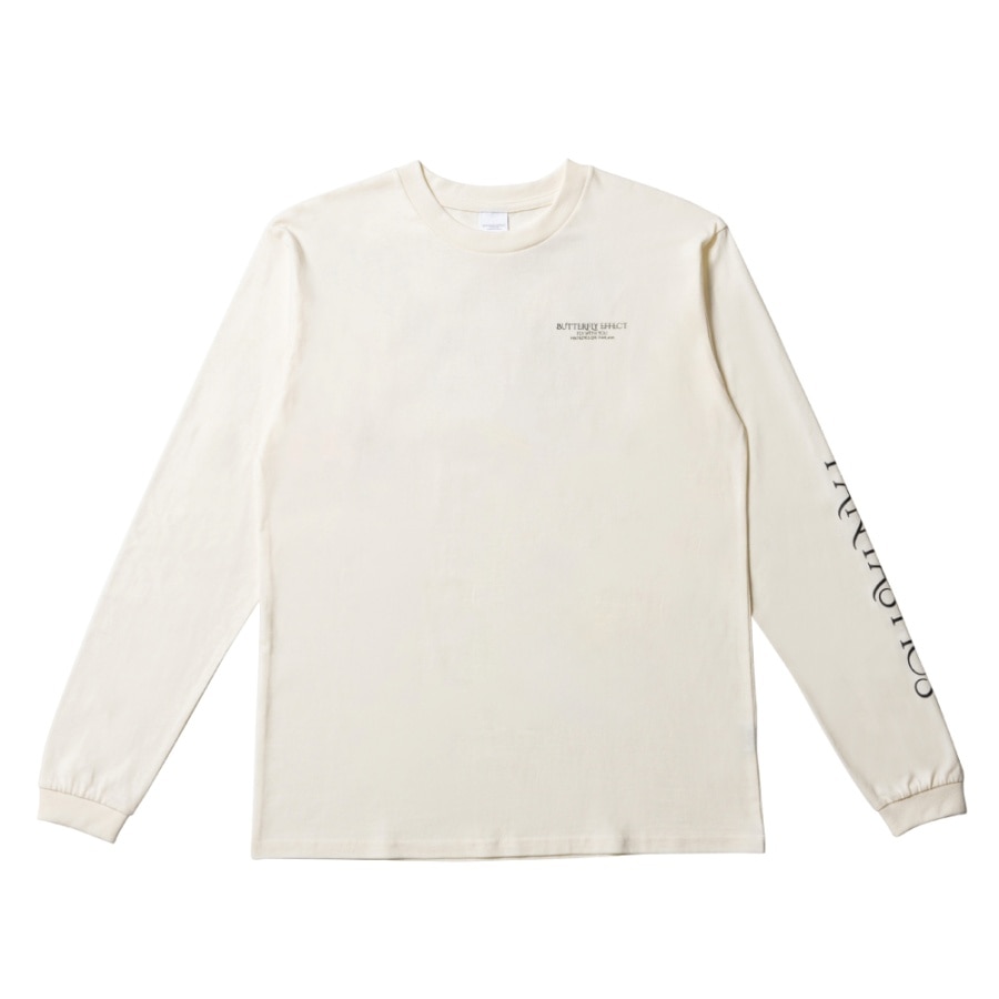 BUTTERFLY EFFECT -FLY WITH YOU- ロングスリーブTシャツ/IVORY 詳細画像 カラー共通 1