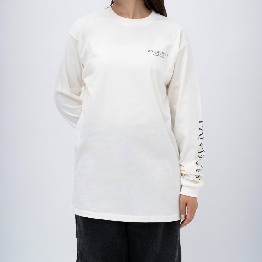 BUTTERFLY EFFECT -FLY WITH YOU- ロングスリーブTシャツ/IVORY 詳細画像 カラー共通 5