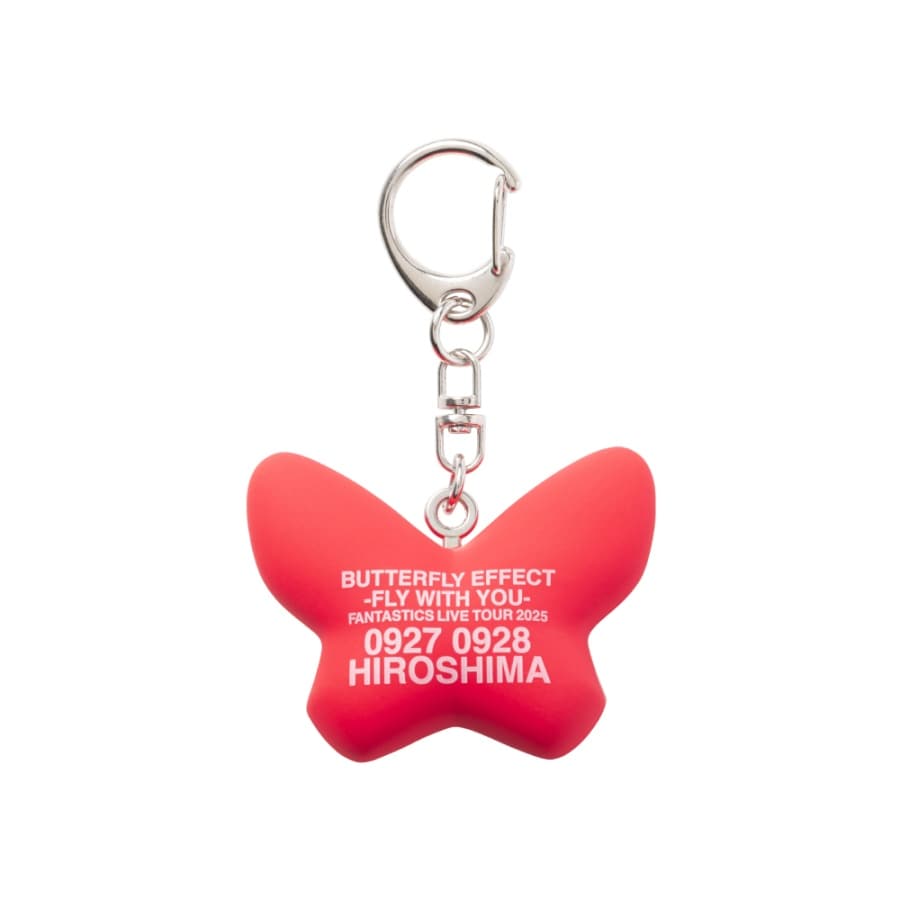 【広島限定】BUTTERFLY EFFECT -FLY WITH YOU- ラバーキーホルダー 詳細画像 カラー共通 1