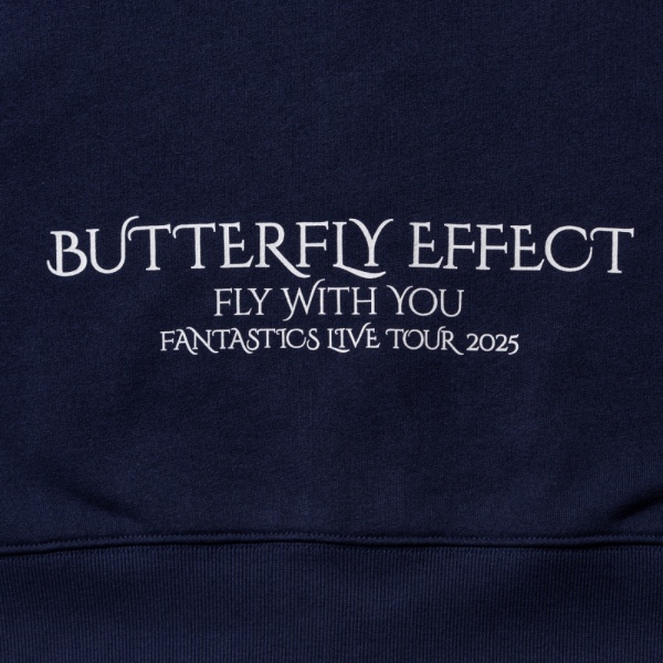 BUTTERFLY EFFECT -FLY WITH YOU- パーカー/NAVY 詳細画像