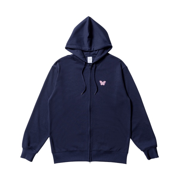 BUTTERFLY EFFECT -FLY WITH YOU- パーカー/NAVY