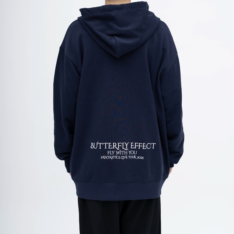 BUTTERFLY EFFECT -FLY WITH YOU- パーカー/NAVY 詳細画像 カラー共通 6