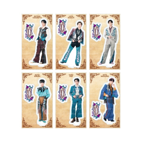 BACK TO THE MEMORIES PART5 BIGアクリルスタンドA 6種セット 詳細画像