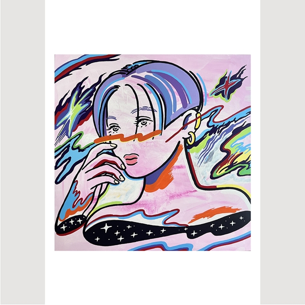 八木勇征 with 一人十色アート展 アートプリントポスター 際 恵理/face -moment-