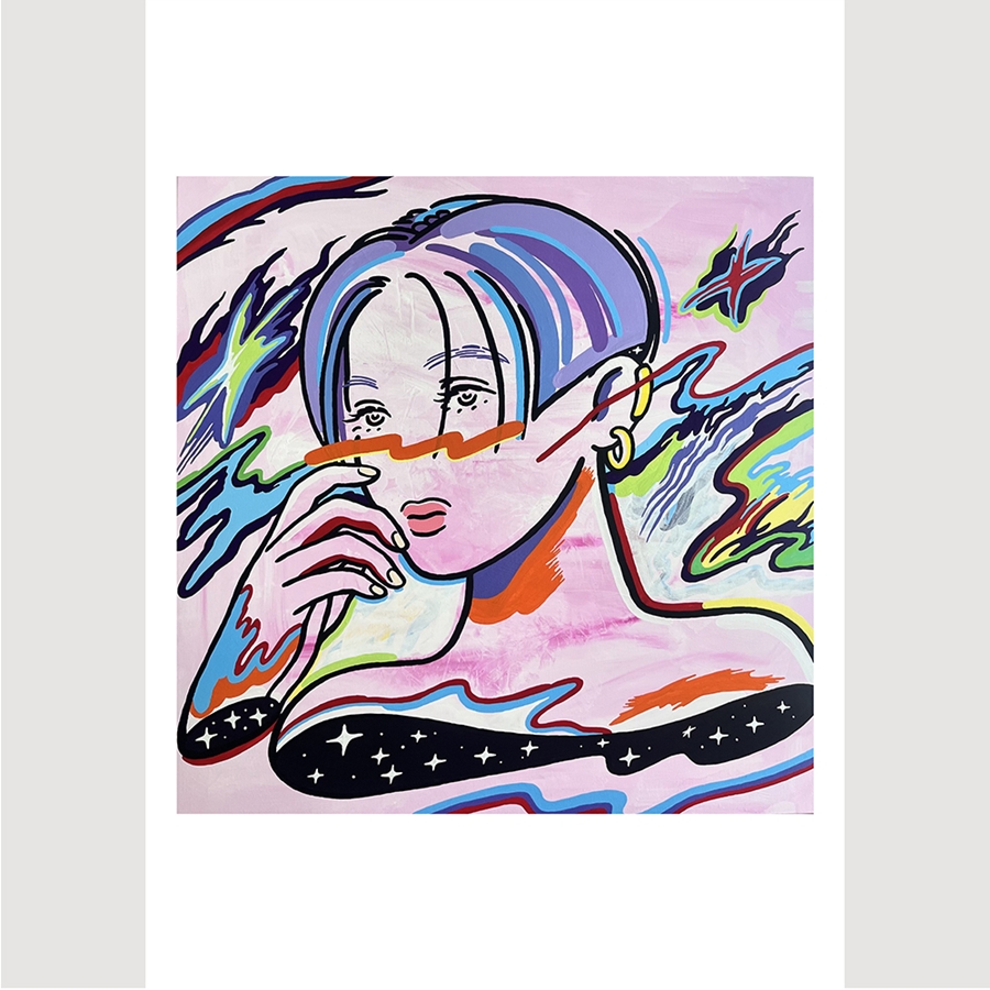 八木勇征 with 一人十色アート展 アートプリントポスター 際 恵理/face -moment- 詳細画像 OTHER 1